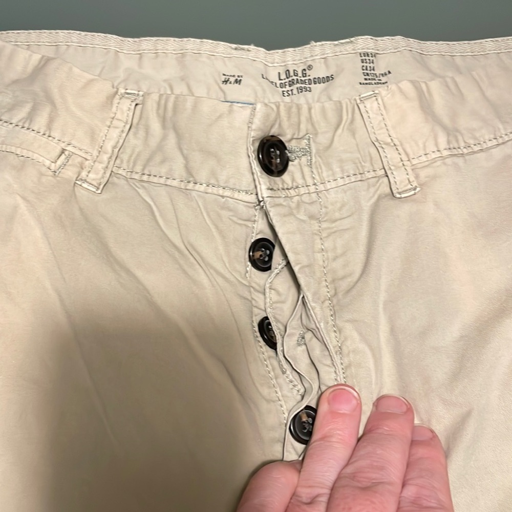 H&M LOGG Super Soft Tan Pant W 34 / L 34